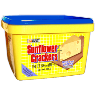 Sunflower Crackers with Cheese Flavour 600g