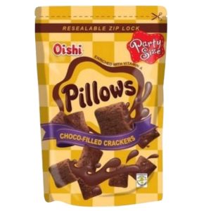 Oishi Pillows Chocolate Crackers 150g