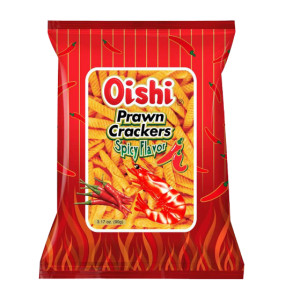 Oishi Prawn Crackers Spicy 90g