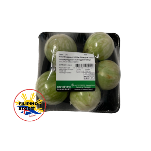 Fresh Round Eggplant Aubergine 200g