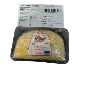 Fresh Yellow Noodle Flat 5mm 500g