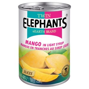 Twin Elephants Mango Slices in Light Syrup 425g