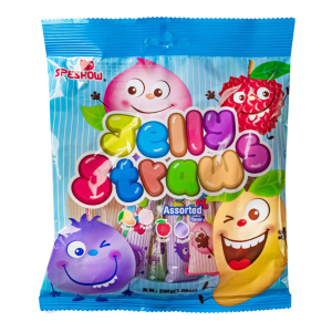 Speshow Jelly Straws Assorted Flavor 300g