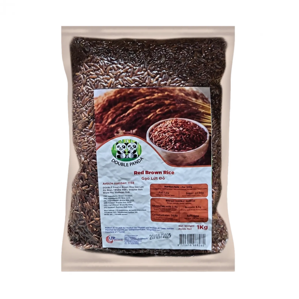 Red Rice Double Double Panda Red Brown Rice 1kg - Filipino Store - Asian Supermarket