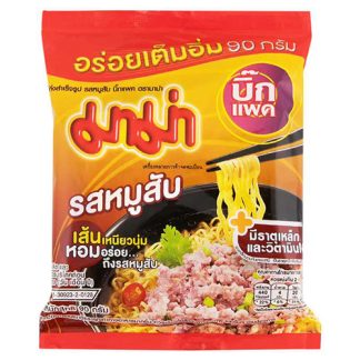 Mama Instant Noodles Minced Pork Flavour 95g