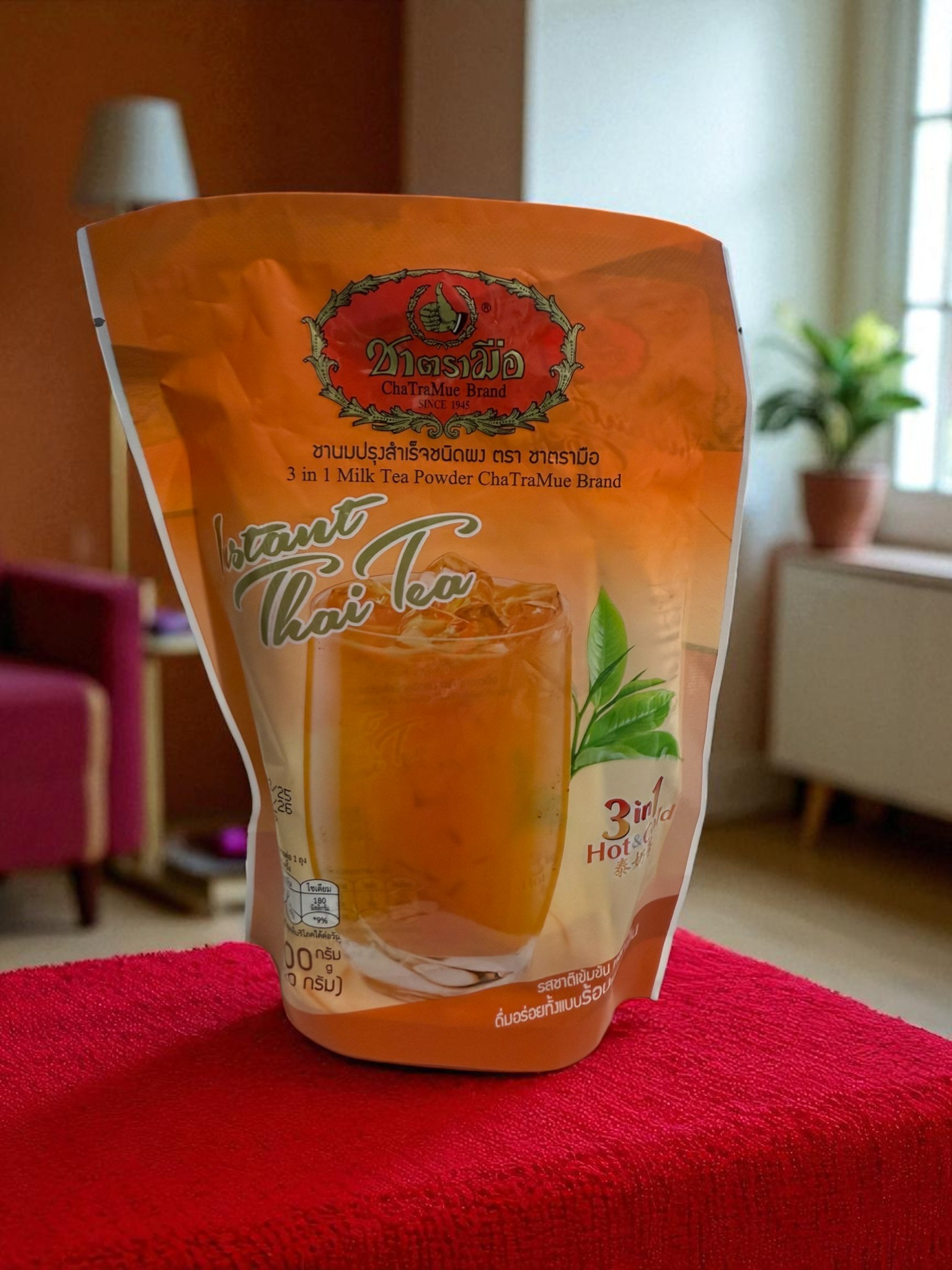 Cha Tra Mue Instant Thai Tea 3 in 1 Milk Tea 100g