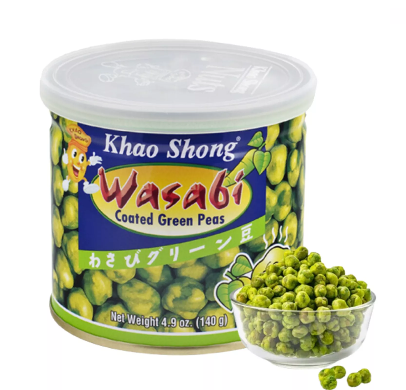 Khao Song Wasabi Coated Green Pea 140g