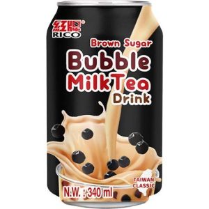 Rico Bubble Milk Tea Drink Brown Sugar 340ml