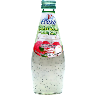 V-Fresh Basil Seed Drink Lychee 290ml