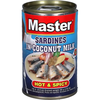 Master Sardines in Coconut Milk Gata 155g