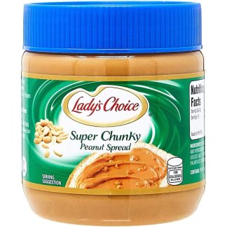 Ladys Choice Peanut Butter Chunky 340g