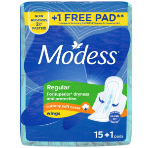 Modess With Wings 16pcs