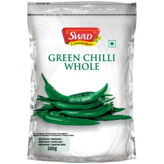 Swad Vegetables Green Chili Whole 300g