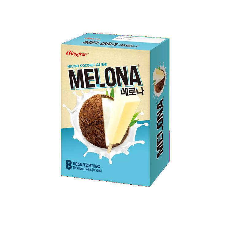 Melona Ice Bar Coconut 8x70ml